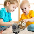 thumbnail image 6 of Plush Sheep, Ultra Soft Fluffy Stuffed Lamb, 10.2 inch Gray Cartoon Animal Toy, Perfect Companion for Toddlers Kids Themed Party Decoration Nursery Display Bedtime Cuddle Gift for All Ages, 6 of 7