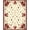 Red, Pattern 2, variant on ODIKA 4' x 6' Machine Washable Non-Slip Area Rug, Traditional Rose High Traffic Rug, Red, 134583