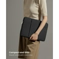 thumbnail image 5 of KOMI Portable Monitor Case 16.1 Inch, Protective Carrying Sleeve for Most 16.1'' Portable Monitors,Water Resistant Portable Computer Laptop Display Bag with Accessory Pocket,Size-15.3"x9.8" (Gray), 5 of 5