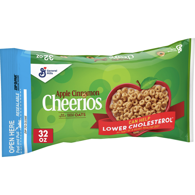 Apple Cinnamon Cheerios Cereal, Gluten Free, 32 oz