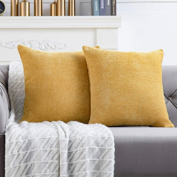 Yellow pillow cover deals 20x20