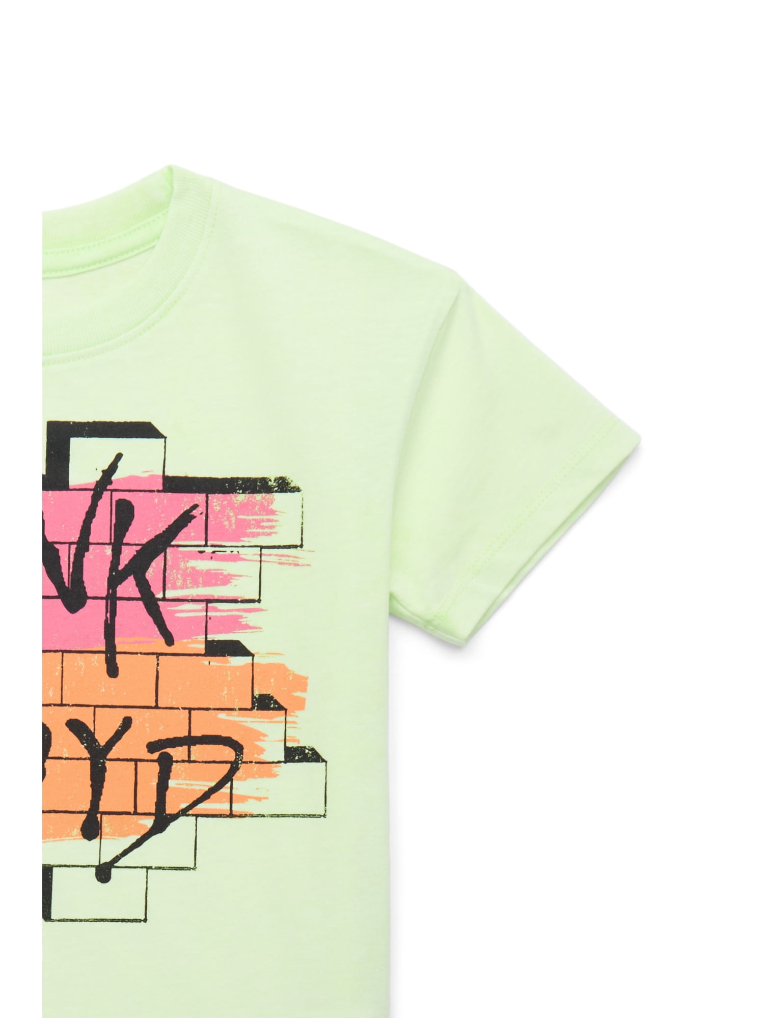Pink Floyd Toddler Graphic Crewneck Tee with Short Sleeves, Sizes 12M-5T
