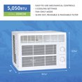 thumbnail image 5 of Denali Aire® 5,050 BTU 115-Volt Window Air Conditioner - Efficient Cooling, 5 of 5