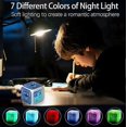thumbnail image 2 of Digital Alarm Clock Bedside Punto Blanco Alarm Clocks for Kids with 7 Color Changing LED Lights (battery not included), 2 of 5
