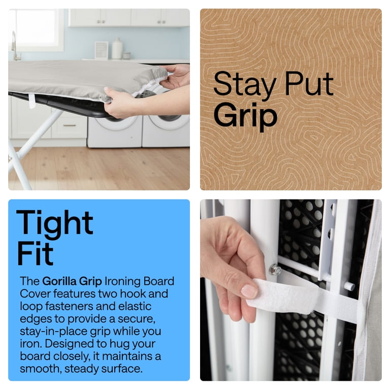 Gorilla Grip Ironing Board Cover, Heat Resistant, Silicone Coated photo 3