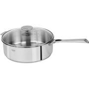 Cristel Casteline Stainless Steel 4 4/5 Quart Sautepan