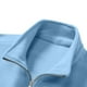 thumbnail image 3 of pstuiky manga larga para hombre, Chaqueta con capucha y cremallera de manga larga informal de color liso para hombre salir tops xl, 3 of 6