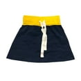 thumbnail image 6 of Kidsy Toddler Baby Girls Skirt – Peruvian Pima Cotton, Elastic Waist, Pull-On, Navy, 5, 6 of 9