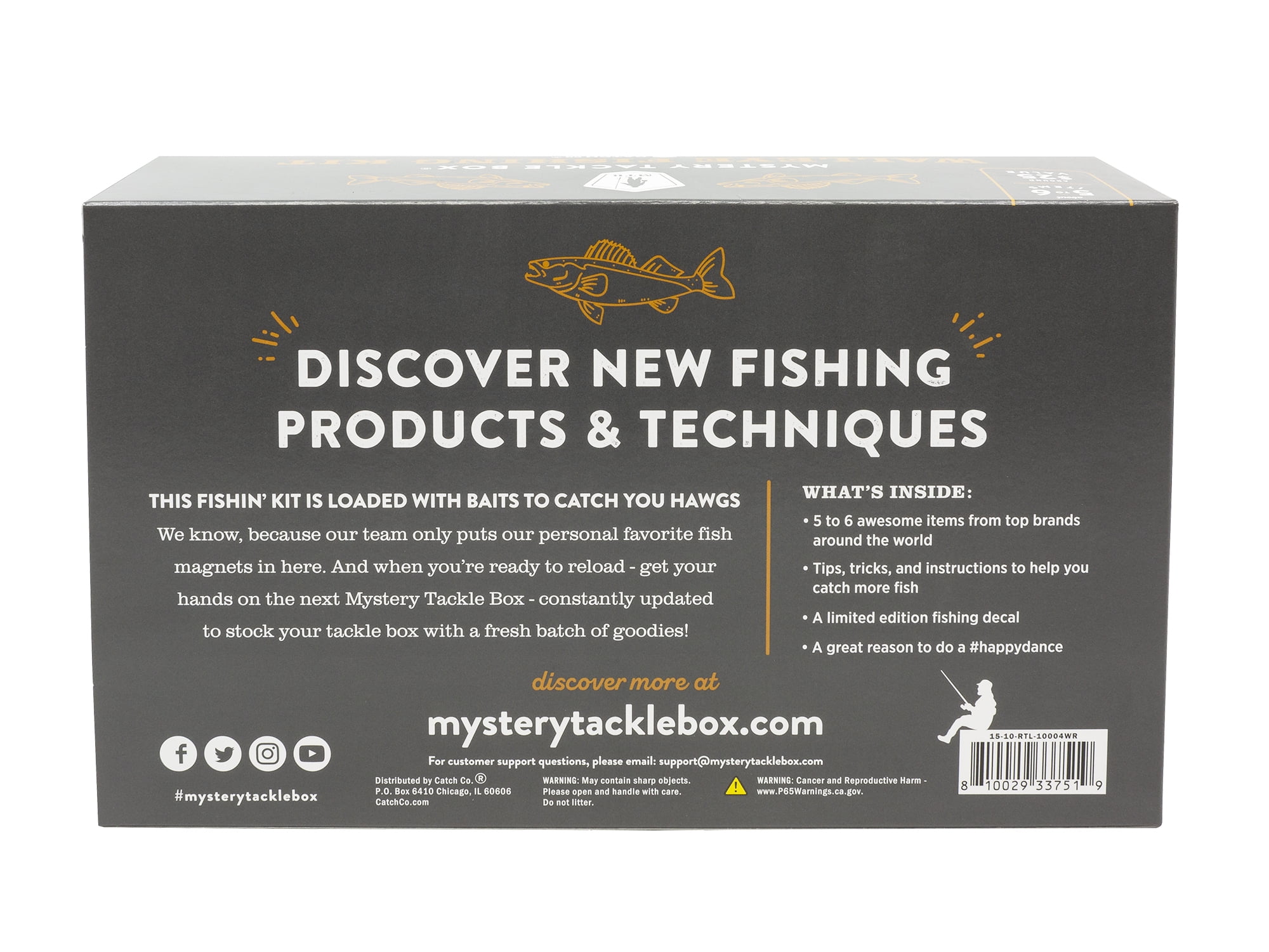 Catch Co Mystery Tackle Box Elite Panfish & Trout Fishing Kit | Trout  Fishing | Crappie | Bluegill | Perch | Sunfish | Panfish Fishing