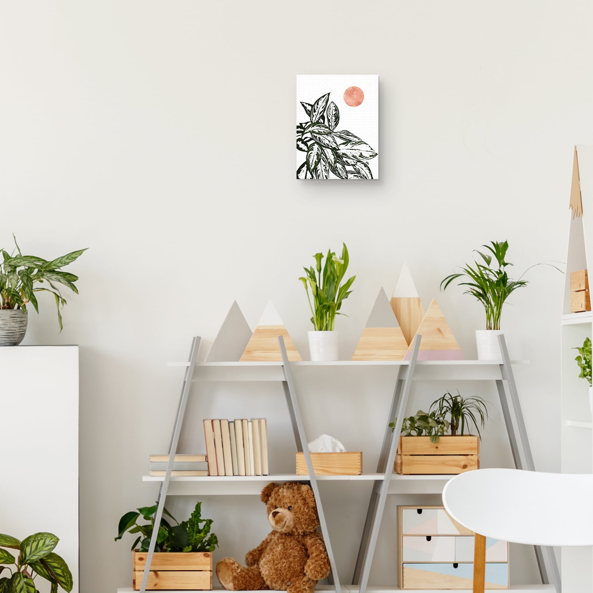 Calas 2 (rose gold) by Bria Nicole Canvas Art Print