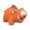 Orange, variant on Latex Pig Squeal Dog Squeaky Toy, Interactive Flying Pig Pet Plaything for Teeth Grinding, Suitable for Small, Medium, and Large Dogs