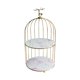 thumbnail image 2 of Jaula para pájaros, soporte para cosméticos, perfume, lápiz labial, caja de almacenamiento, arte de hierro, joyería para ciervo 19.5cmx38.5cm, 2 of 7