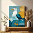 thumbnail image 6 of Qisvanset Seagull Coastal Canvas Wall Art 15.75x11.81 INCHES, 6 of 8