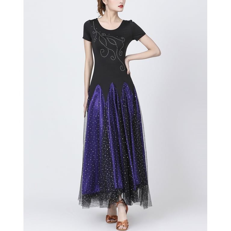 blue and gold dress prom A-Line Tulle Gold/Blue Long Dress, Formal Evening – shopluu Babydoll Fancy Hoco Dresses up cutout back USW492024TuesDayA Color:Blue Stripe