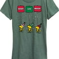 thumbnail image 3 of Peanuts - Woodstock Merry And Bright Christmas - Women's Short Sleeve Graphic T-Shirt, 3 of 6