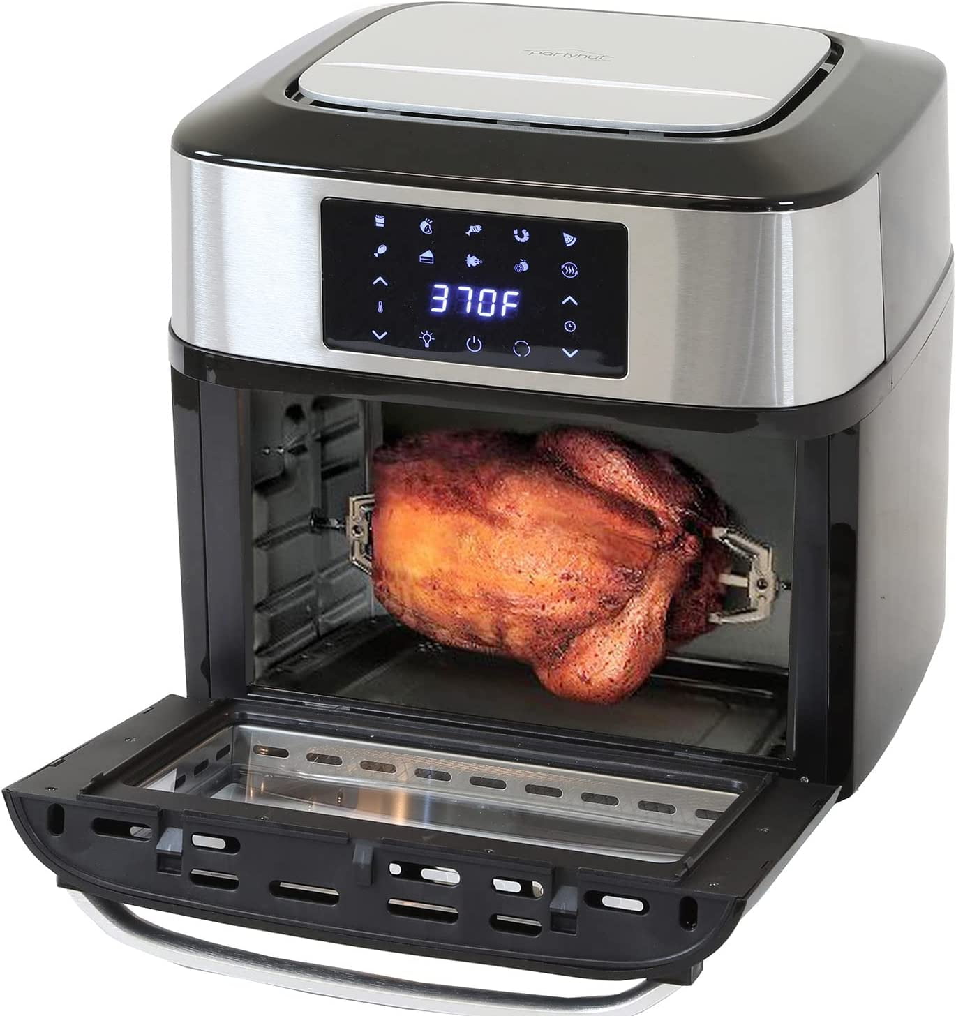XL 18 Liter/19 Quarts Convection Air Fryer Dehydrator Rotisserie Toaster Oven 10 in 1 Multi