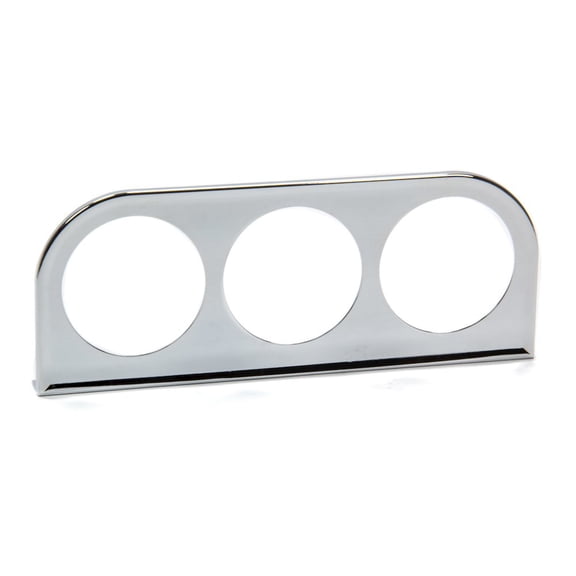 Vdo Mounting Panel 2-1/16 3 Hole Chrome