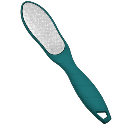 

FootFileCallusRemover ColossalFootRaspandProfessionalFootScrubberPedicureKittoRemoveHardSkinforWetandDryFeet SurgicalGradeStainlessSteelFile Sky blue rubber and plastic footboard F24619