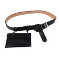 thumbnail image 2 of de la cinturo Cinturón de cinturo Paquete de material cuero de la PU Cartera de moda para mujer Llave de teléfono Mini de cinturón de mensajero Negro Yinane Riñoneras con cinturón para mujer, 2 of 8