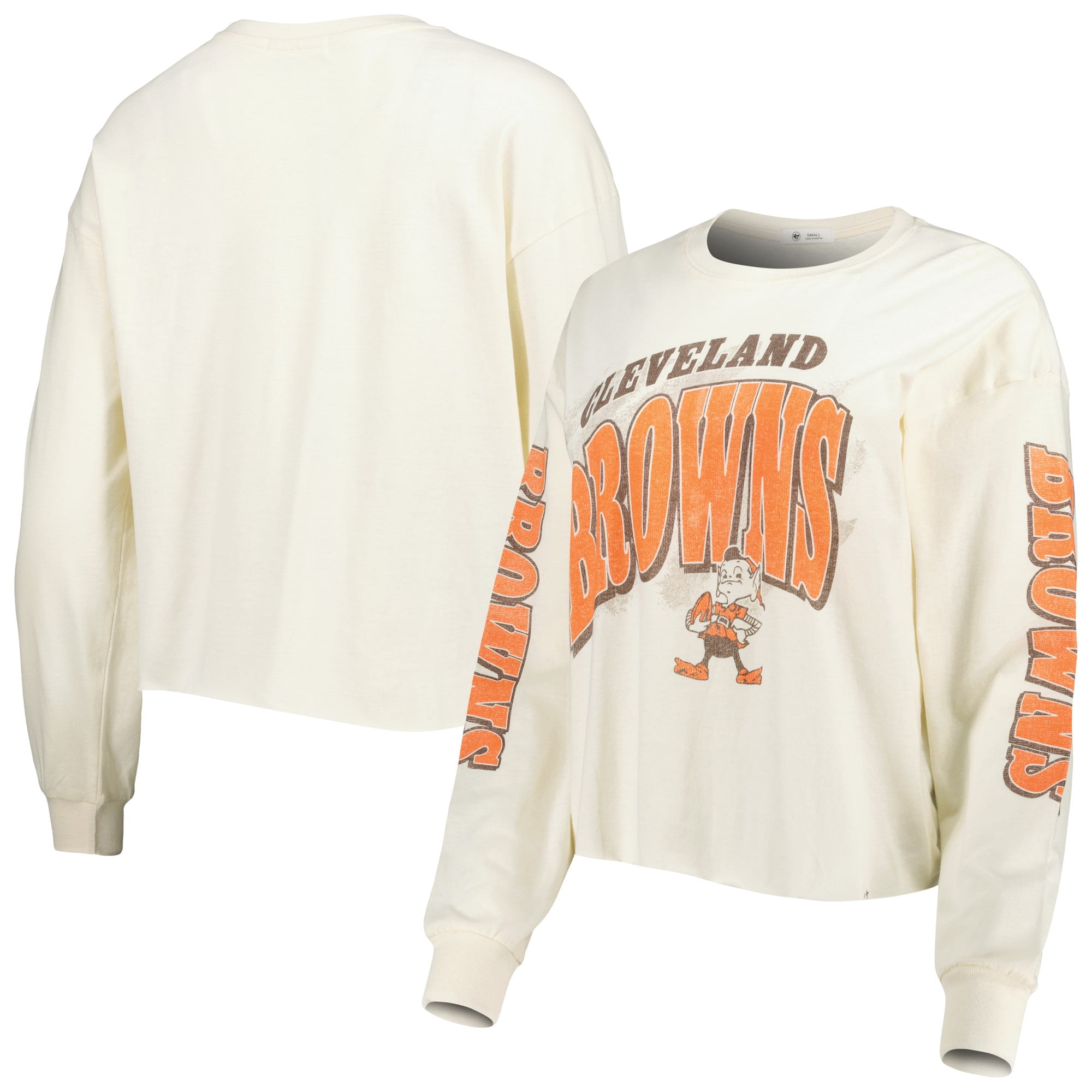 cleveland browns long sleeve tee