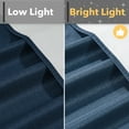 thumbnail image 6 of Deconovo Total Blackout Curtains, Lightweight Drapes for Living Room, Navy Blue, 52 x 54 inch, 2 Panels, 6 of 8