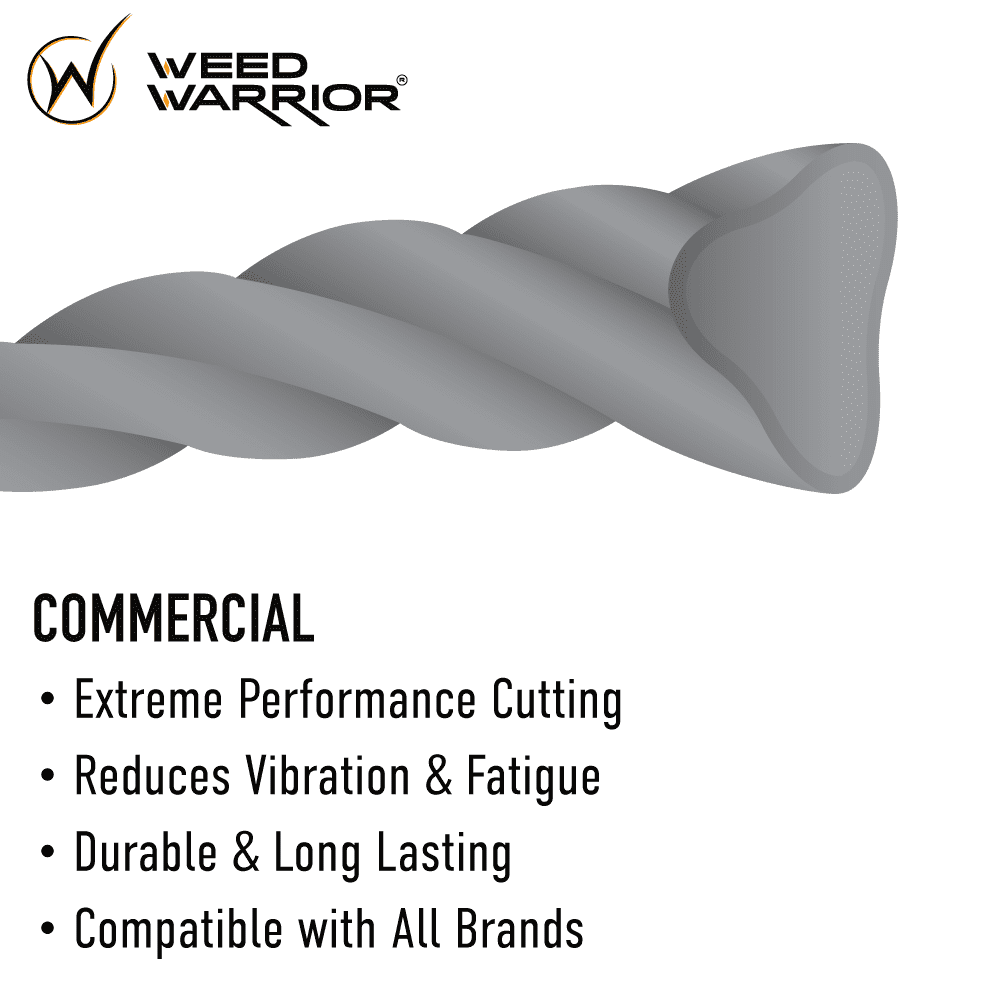 Weed Warrior .095 in. x 100 ft. Nylon Commercial Trimmer Line