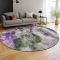 thumbnail image 6 of Addison Rugs Mayfield Premium Machine Washable Transitional Abstract Lavender Round Rug, 8' x 8', 6 of 6