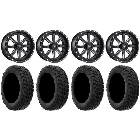 Fuel Maverick Black 20 Wheels 34 MotoHammer Tires Can-Am Commander Maverick Renegade Outlander Defender