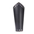 thumbnail image 4 of Medieval Bracers Steampunk PU Leather Wristband Bracer Rivet Arm Cuff Cosplay Props 1pc, 4 of 4