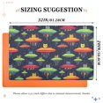 thumbnail image 6 of Yayeee Doormat for Inside 20"x32" Absorbent Low-Profile Washable Non-Slip Rubber Backed Entryway Rug, Colorful Space Cat, 6 of 8