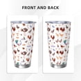 thumbnail image 3 of Fotbe Farm Birds Goose Pattern 20 oz Tumbler Stainless Steel Vacuum Insulated Coffee Ice Cup Double Wall Travel Flask Leak-proof Coffee Cup-Straw Three-piece Set, 3 of 8