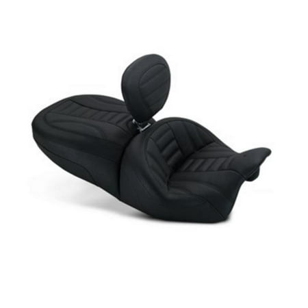 - Mustang 79593 Vintage Forward Touring Seat with Driver Backrest