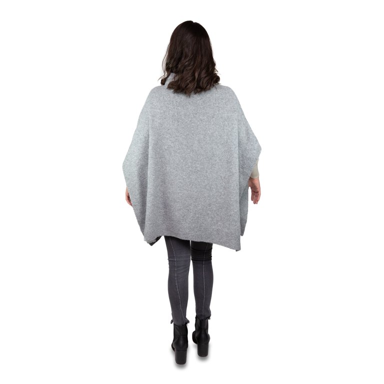 Time and Tru Women's Cable Knit Poncho