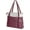 Burgundy, variant on Lohol 15.6" Laptop Tote Bag for Women Fahion Work Purse with Zipper Pockets for Teachers Black