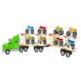 thumbnail image 6 of Semi Truck Mega Carrier Friction Powered Toy Truck with 8 ATV Push and Roll Battery-less Mounted Vehicles for Boys and Girls, 6 of 6