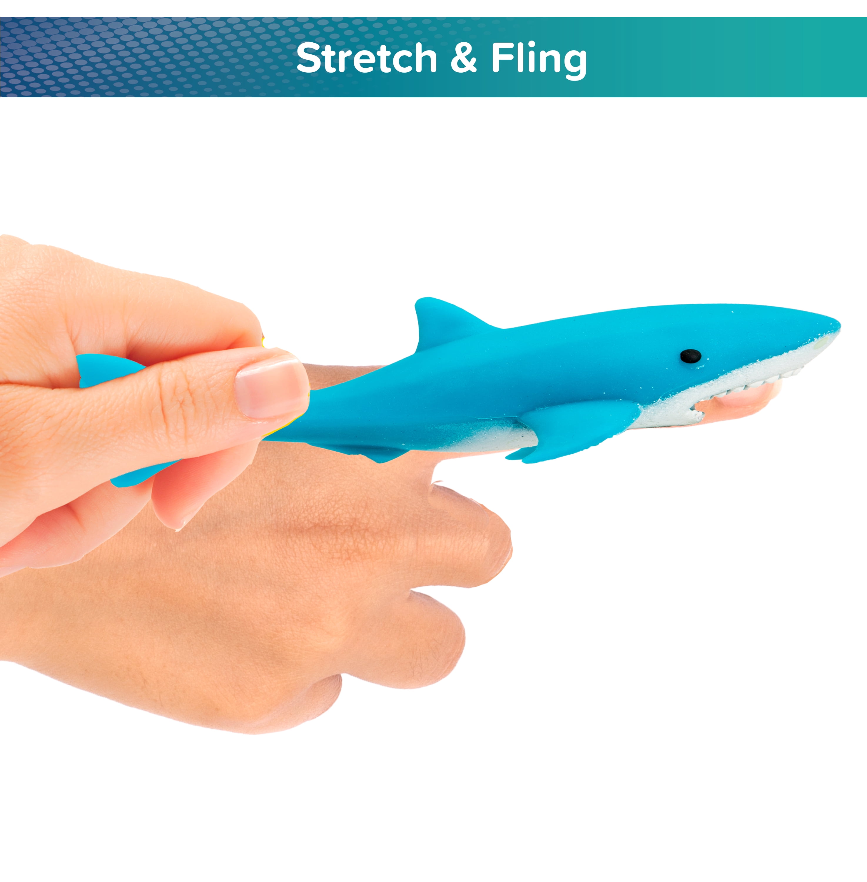 (3 pack) Play Day Flyin Flingers Dive Sharks Pool Toys, 3 Pieces