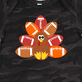 thumbnail image 4 of Inktastic Thanksgiving Cute Football Turkey Boys or Girls Baby Bodysuit, 4 of 5