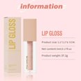 thumbnail image 2 of Fiudx Brillo Labial Brillante, Brillo Perlado Hidratante Natural, Acabado Espejo Hidratante Ligero, Labios Irresistiblemente Besables, Uso Diario o Ocasiones Especiales, Esencial para Los Amantes Del, 2 of 4