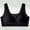 🔥 Black, variant on YYV Adjustable Strap Push up Bra Wire Free Bra for Women Breathable Seamless Sports Bras for Women Ice-Silk Seamless One-Piece Lift Bra Solid Color Breathable Fixed Cup Removable Pads Adjustable