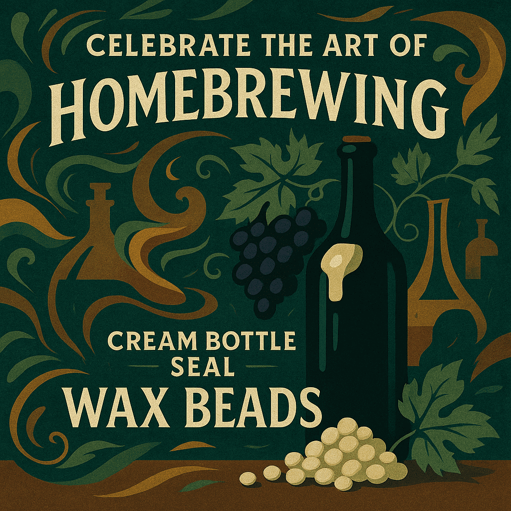 LD Carlson Cream Bottle Seal Wax Beads 1 lb