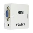 thumbnail image 4 of Adaptateur Mini VGA vers AV RCA 1080P PC vers TV PAL NTSC (Blanc), 4 of 5