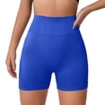 thumbnail image 1 of Gibobby Falda Shorts Mujer Ropa deportiva para mujer Pantalones deportivos para mujer Pantalones cortos deportivos Cintura ancha Pantalones cortos deportivos Pantalones de yog(Azul, L), 1 of 5