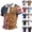 Brown, variant on LTTVQM 250th Anniversary USA Shirt Mens Short Sleeve Flag T-Shirt American Patriotic 4th of July Crew Neck Pullover 4th of July Tops White S