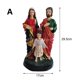 thumbnail image 1 of Estatua católica de , adornos de escritorio, decoración del hogar, escultura de pulgadas para Zulema Figurilla de la Sagrada Familia, 1 of 8
