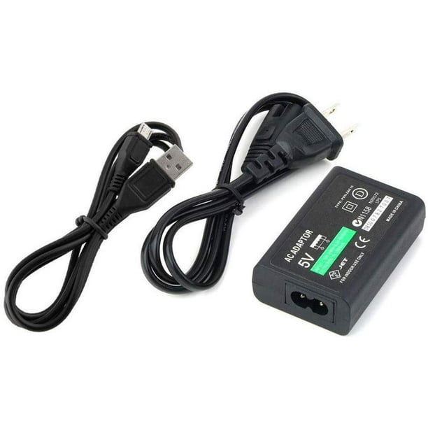 Wiresmith Ac Power Adapter Charger and Data Cable for Sony Ps Vita