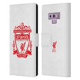 thumbnail image 1 of Head Case Designs Officially Licensed Liverpool Football Club Crest 1 White 2 Leather Book Wallet Case Cover Compatible with Samsung Galaxy Note9 / Note 9, 1 of 6