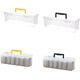 thumbnail image 4 of capacity collectible card storage box, transparent, multifunctional acrylic for card lovers, black, 1piece set, 4 of 5
