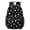 Baseballs Stars Black Pattern, variant on Baseballs Stars Black Pattern 17" Waterproof Oxford School Backpacks for Teens, S-Shape Padded Straps, for School, Travel, Hiking, Camping