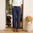 thumbnail image 2 of Pants for Women Casual Work Stretchy Slim Fit Trousers Office Slacks with Pockets, 2 of 6