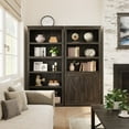 thumbnail image 3 of 1 Pb, Mdf Retro Bookcase With 2 Doors, 3 of 9